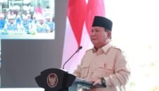 Presiden RI Prabowo Subianto saat meresmikan 37 proyek ketenagalistrikan nasional yang tersebar di 18 provinsi. (Dok. Tim Media Prabowo)