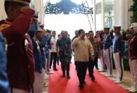 Presiden RI Prabowo Subianto memberikan pengarahan pada Rapat Pimpinan TNI-Polri 2025. (Dok. Tim Meida Prabowo)