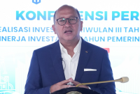 CEO Badan Pengelola Investasi Danantara, Rosan Roeslani usai acara di Jakarta memaparkan dampak dana Rp200 triliun bagi likuiditas bank BUMN. (Dok. bkpm.go.id)

